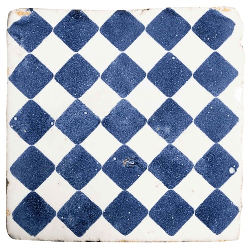 Lergods Mönster Damier Blå