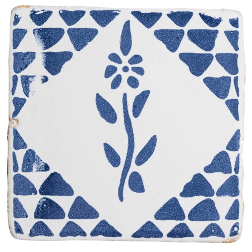 Lergods Mönster Pervenche Blå