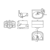 Arcade tvättställ 50 cm