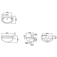 Heritage Dorchester minitvättställ