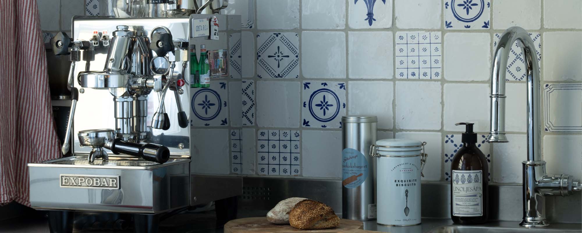 Franskt blått kakel