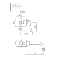 Denver köks- och tvättställsblandare 6445 Denver köks- och tvättställsblandare 6445