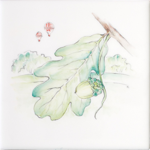 Engelskt Djurliv Oak Leaf 8