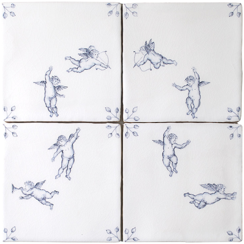 Amorini 4 tile Panel