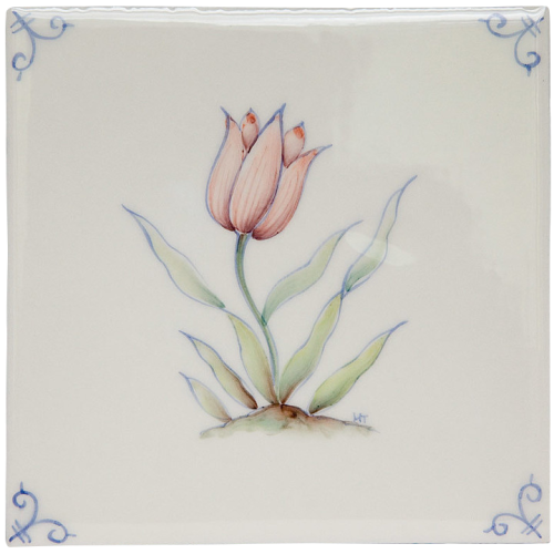 Flerfärgad Delft Flower 1