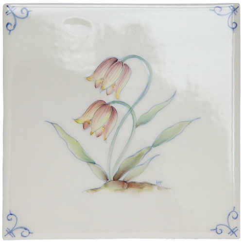 Flerfärgad Delft Flower 5