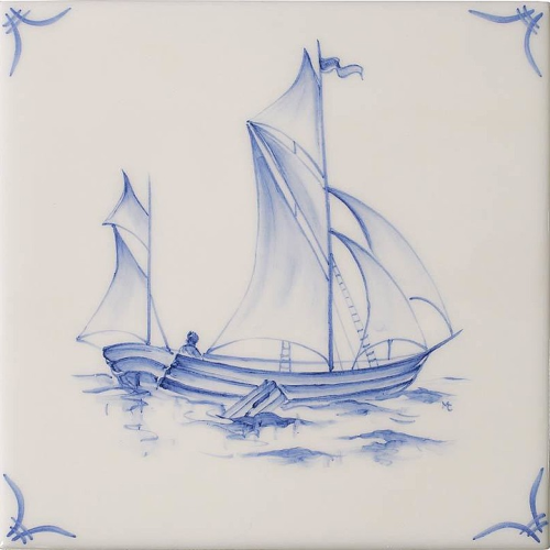 Klassisk Delft Ships & Landscapes 4