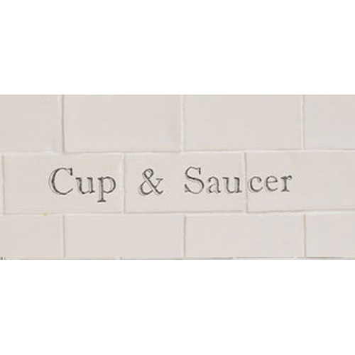 Individuella Ord Cup & Saucer