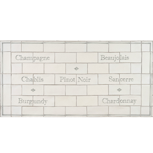 Ordpaneler Fina Viner med Diamantdekorer