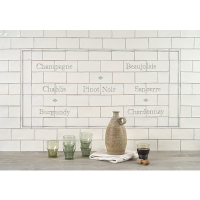 Ordpaneler Fina Viner med Diamantdekorer