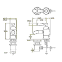 Fairfield tvättställsblandare V208