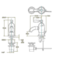 Fairfield tvättställsblandare V209 Fairfield tvättställsblandare V209