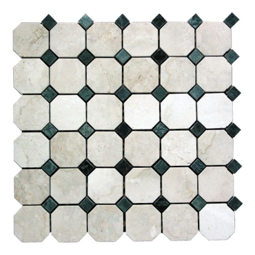 Marmor Octagonum Botticino Verde