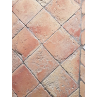 Spansk Terracotta Fyrkantig