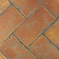 Spansk Terracotta Rektangulär