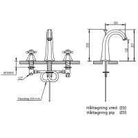 Ascott tvättställsblandare 65.261