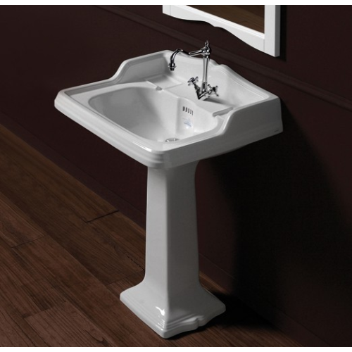 Arcade handfat med uppåtgående bakstycke 68 cm