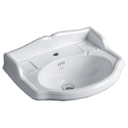 Arcade handfat med uppåtgående bakstycke 59 cm