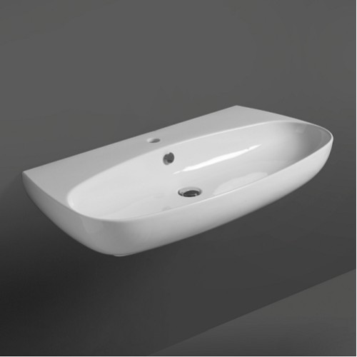 Vignoni ovanpåliggande eller vägghängt handfat 100 cm